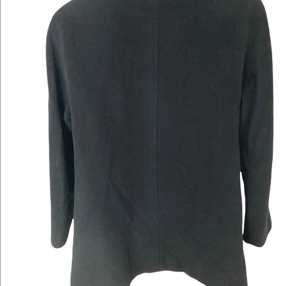 Company Ellen Tracy Black Wool/Angora Blend Coat Sz: 16 - Picture 5 of 10